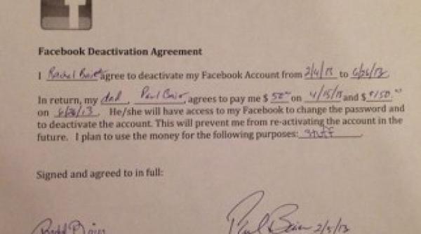 platita ca sa nu mai intre pe facebook