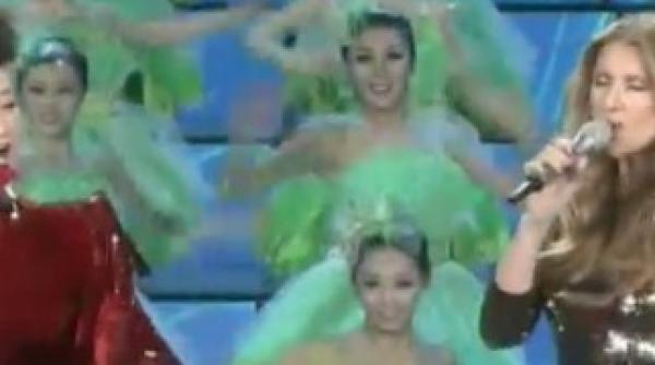celine dion a cantat in chineza la gala anului nou chinezesc video
