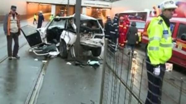 accident grav in pasajul victoriei din capitala soldat cu trei raniti