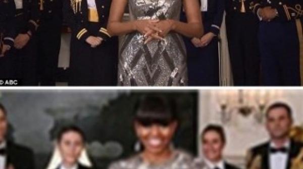 michelle obama imbracata in photoshop de iranieni