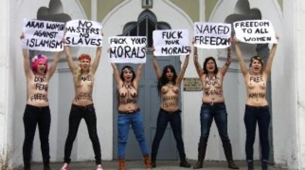 femen protest topless fara precedent impotriva islamului