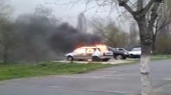 doua masini care apartin lui adrian mititelu incendiate