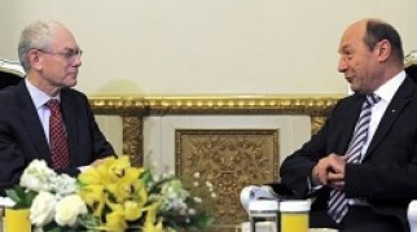 care a fost punctul fierbinte al discutiei basescu van rompuy