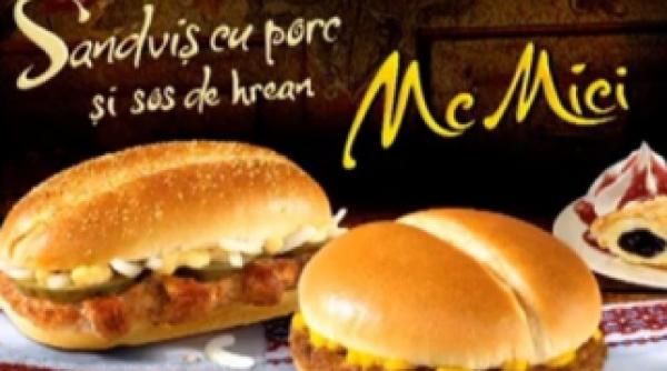 mcdonalds va avea meniuri cu specific romanesc
