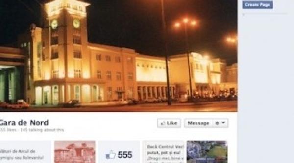 gara de nord are pagina de facebook si tabela sosiri plecari disponibila online