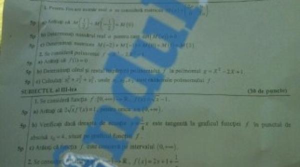 subiecte matematica si istorie bacalaureat 2013 varianta bareme dupa orele 1500