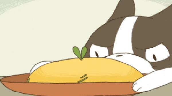 un desen animat induiosator despre omleta video