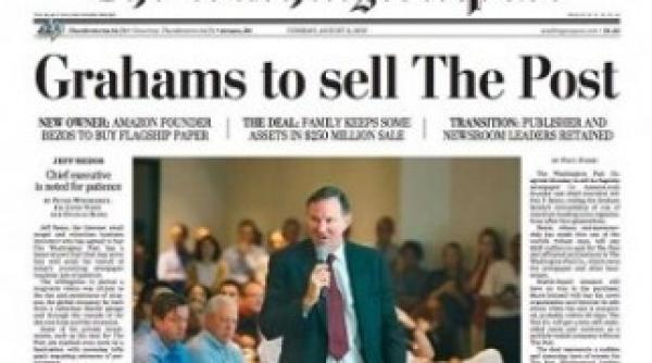 culisele vanzarii ziarului washington post megatranzactia din mass media