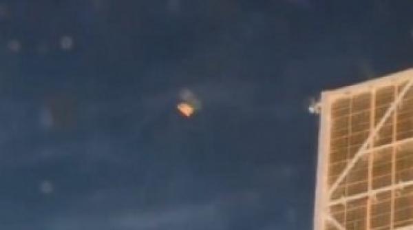 un astronaut a filmat un ozn langa statia spatiala