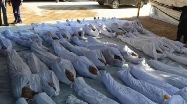 genocid in siria 1 300 de persoane ucise fotografii cutremuratoare