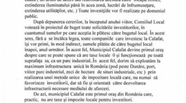 primul oras din romania fara taxe si impozite pentru investitori