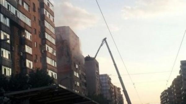 incendiu in capitala un copil si un adult au ajuns la spital