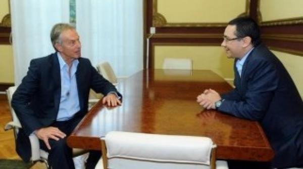 tony blair primit de victor ponta la guvern ce subiecte discuta