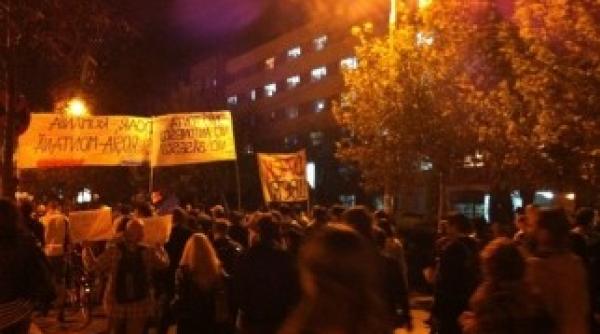 proteste cu incidente fata de exploatarea de la rosia montana