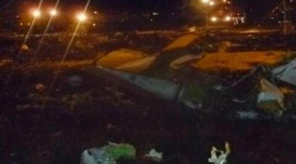 accidentul aviatic cu 50 de morti surprins de camere video