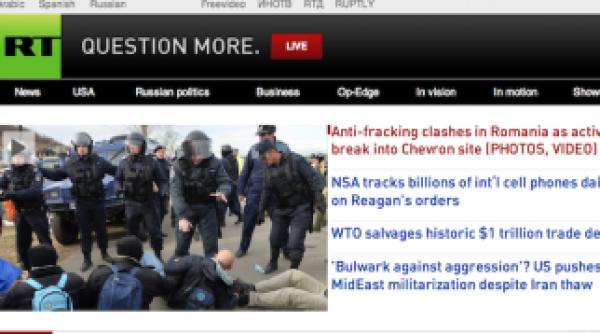 violentele din pungesti pe prima pagina a site ului russia today