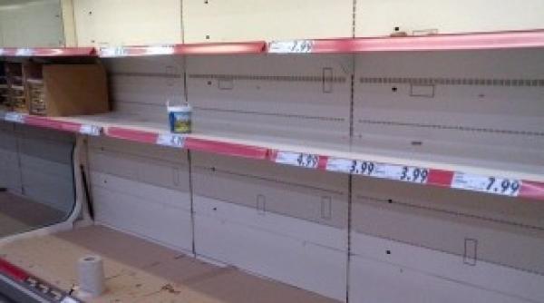 iarna face prapad hipermarketurile mai au stocuri pentru tre zile