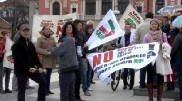 activistii anti cianura au ocupat sediul minvest deva