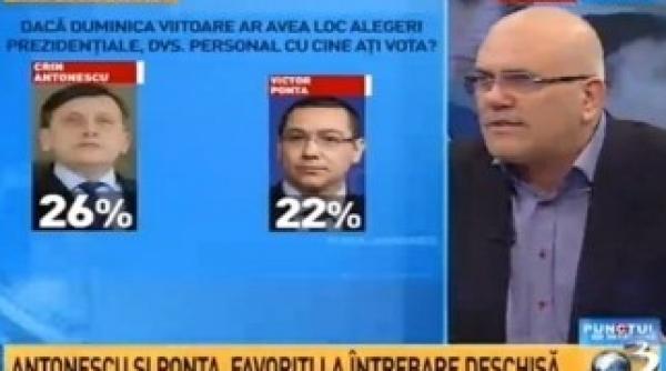 sondaj avangarde pe intentia de vot antonescu 26 ponta 22