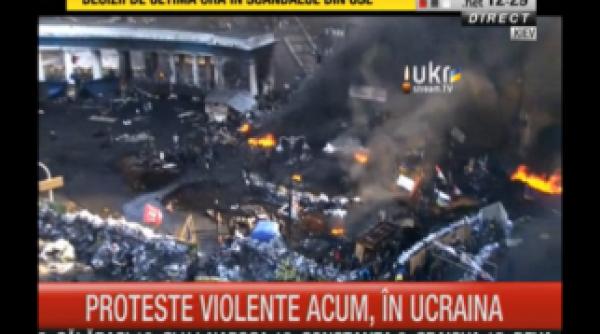 kiev manifestantii au ocupat sediul partidului presedintelui ianukovici