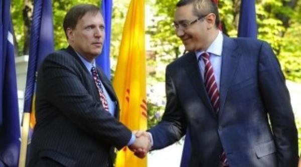 duane butcher insarcinatul cu afaceri al sua la bucuresti in vizita la guvern