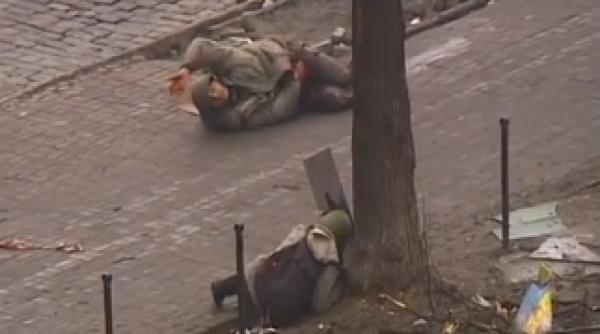 imagini socante din kiev impuscaturi strada video
