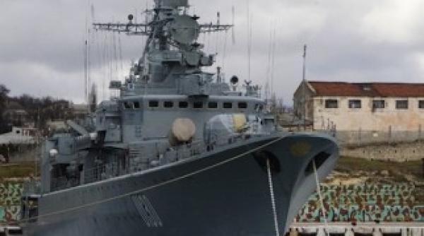 rusii pretind ca nava amiral ucrainei trecut de partea moscovei