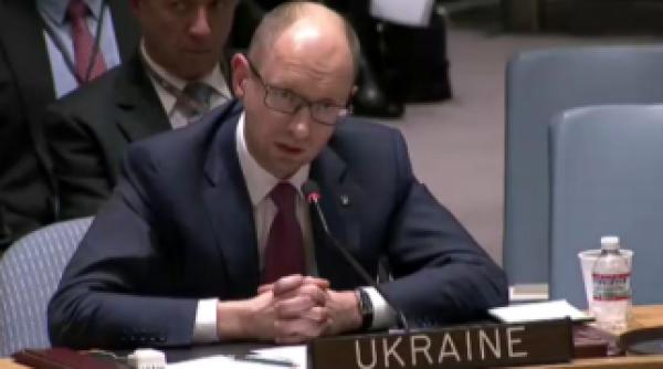 premierul yateniuk catre rusia cerem pace