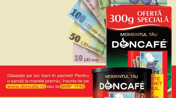 doncafe prima cafea din romania cu premii in bani pe loc