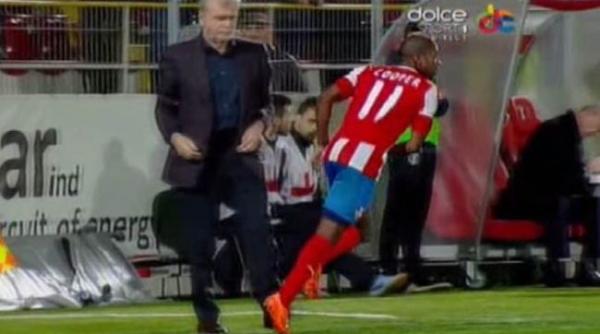 dinu gheorghe gest grosolan a pus piedica unui jucator