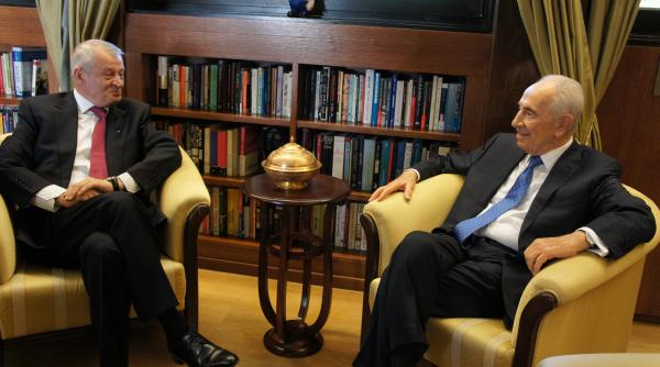 oprescu s a intalnit cu pre edintele i cu primul ministru din israel foto exclusiv