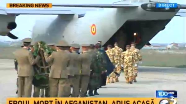 eroul roman mort in afganistan ultimul drum spre casa foto