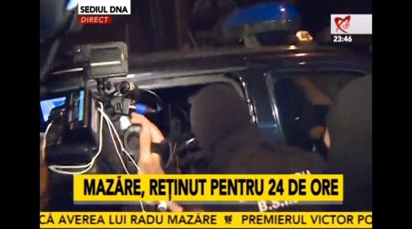 radu mazare re inut de dna pentru 24 de ore
