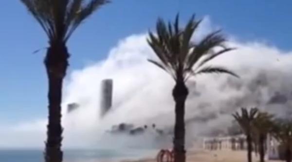 fenomen spectaculos pe plaja oamenii au fugit speria i