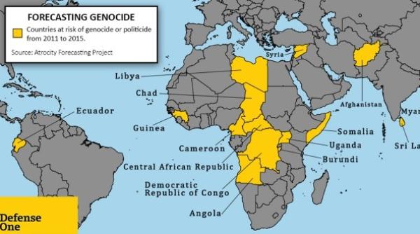 unde va fi urmatorul genocid harta lumii o demonstreaza