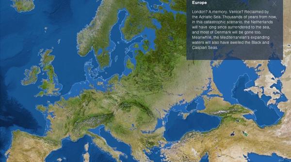 ipoteza oc o parte din romania va disparea pana in 2100