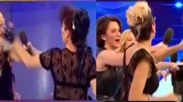 bataie in emisiunea simonei gherghe cum a reac ionat moderatoarea