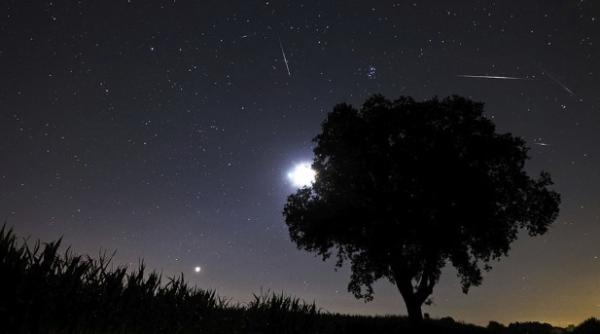 spectacol nocturn oferit de cometa halley cand incepe