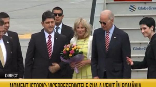 joe biden a ajuns in romania
