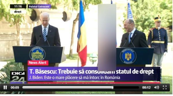 accident in timpul vizitei lui joe biden la cotroceni video