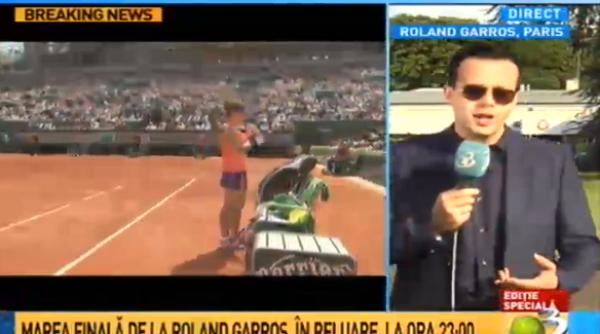 ce nu s a vazut la tv gadea dezvaluie ce s a intamplat pe teren la roland garros