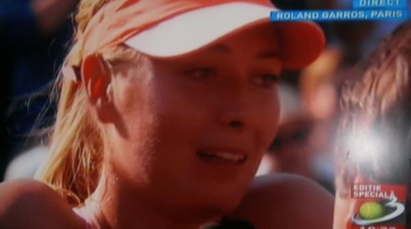 roland garros 2014 mesajul mariei sharapova pentru simona halep