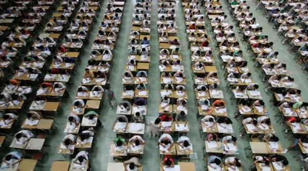 te sperie bac ul din romania uite cum se da examenul in china