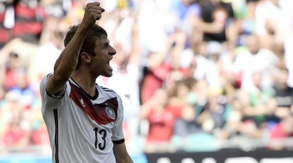 germania portugalia 4 0 in grupa g de la cm 2014 muller a marcat un hat trick