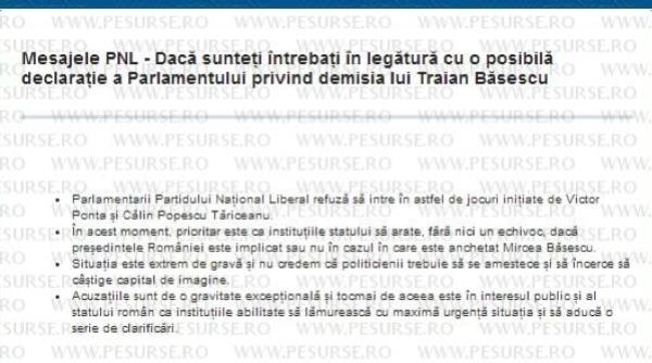 scandalul inregistrarilor vezi strategia de comunicare a pnl pe tema bercea basescu
