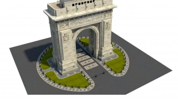 cum vor arata arcul de triumf casa cesianu si muzeul nicolae minovici dupa lucrari