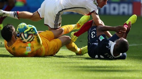 fran a germania 0 1 in sferturi la cm 2014 germania s a calificat in semifinale unde va intalni ca tigatoarea sfertului brazilia columbia