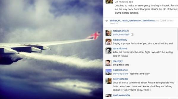 avion aterizat in rusia din cauza din cauza unei incendiu