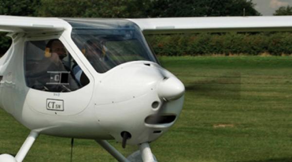 un avion ultrau or a cazut langa jilava