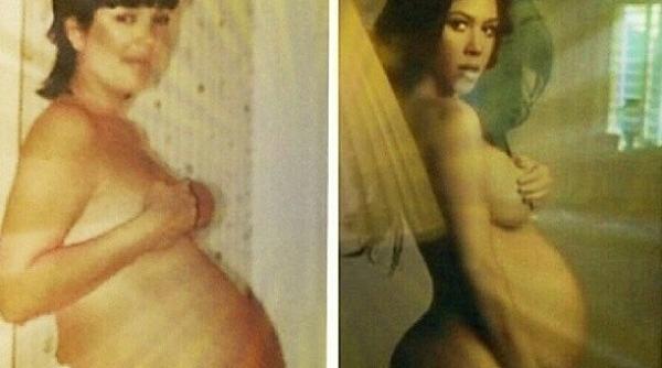 kourtney kardashian insarcinata i goala in fa a oglinzii